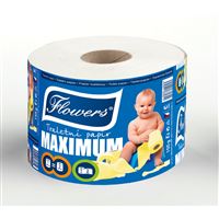 Toaletní papír Flowers Maximum solo, dvouvrstvý, 145 g