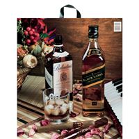 Nákupná taška s uchom 44 x 50 cm - whisky