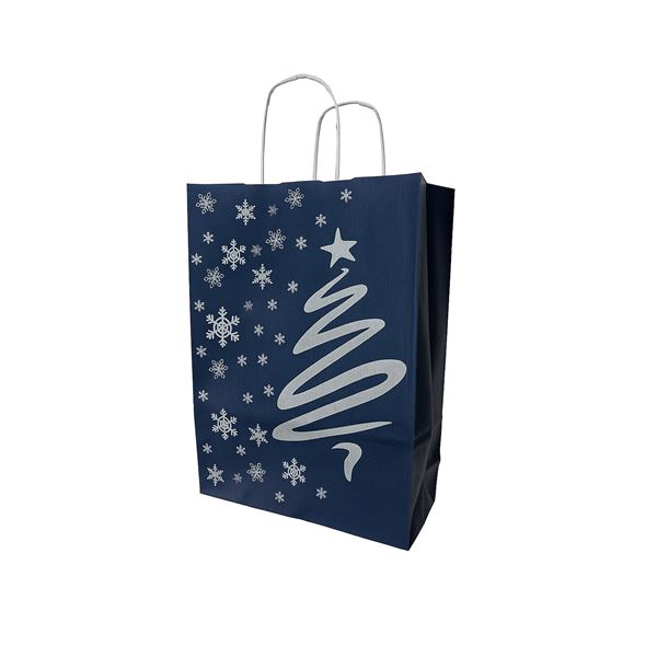 Darčeková taška papierová ALBERO modrá