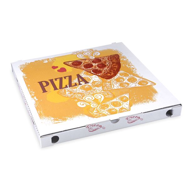 Krabica na pizzu 34,5 x 34,5 x 3 cm (100 ks)