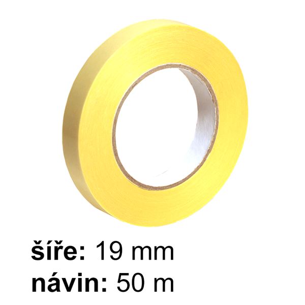 Obojstranná lepiaca páska šírky 19 mm, návin 50 m