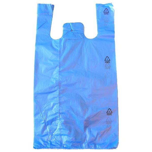 Mikroténová taška JUMBO 55 x 70 cm, modrá (100 ks)