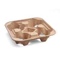 Podnos na 4 tégliky 22 x 22 cm (50 ks)