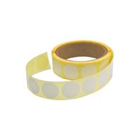 Samolepiace kolieska 25 mm, biela (500 ks)