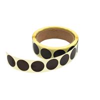 Samolepiace kolieska 25 mm, čierna (500 ks)