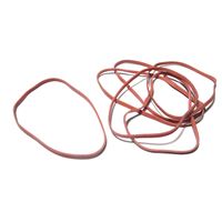 Gumičky červené silné 3 mm, priemer 8 cm, 1 kg