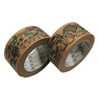 Papierová lepiaca páska šírky 50 mm x 50 m, motív EKO H2O