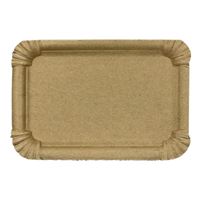 Papierová tácka KRAFT 10 x 16 cm (100 ks)