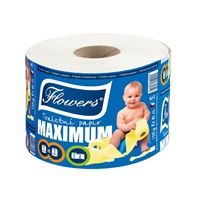 Toaletní papír Flowers Maximum solo, dvouvrstvý, 145 g
