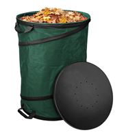 Záhradný kôš s vekom 175 l - samorozkladací