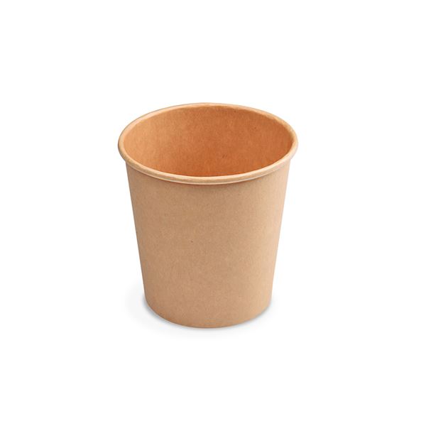 Papierový kelímok kraft 200 ml - S (50 ks)