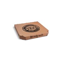 Krabica na pizzu E6 kraft 33 x 33 x 3 cm (100 ks)