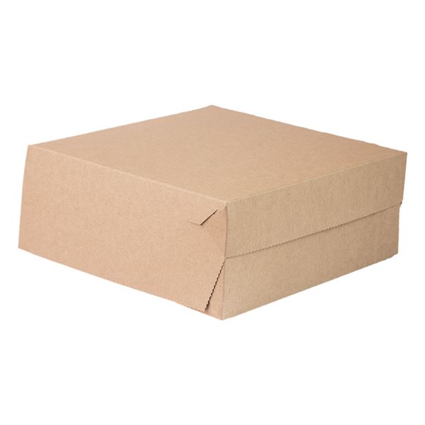 Tortová krabica KRAFT 14 x 14 x 9 cm (50 ks)