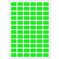 Samolepiace etikety 14 x 9 mm, A6 (10 ks) reflexné zelené