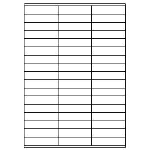 Samolepiace biele etikety 70 x 16,9mm, A4 (100 ks)