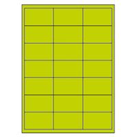 Samolepiace etikety 66 x 40 mm, A4 (100 ks) refexní zelené