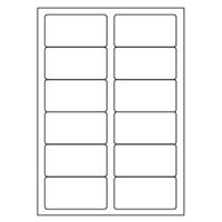 Samolepiace biele etikety 88,9 x 46,5mm, A4 (100 ks)