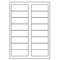 Samolepiace biele etikety 88,9 x 33,8mm, A4 (100 ks)