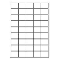 Samolepiace biele etikety 40 x 30mm, A4 (100 ks)