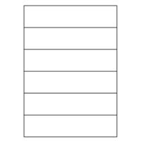 Samolepiace biele etikety 210 x 48mm, A4 (100 ks)