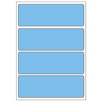 Samolepiace etikety 99 x 33 mm, A6 (10 ks) modré