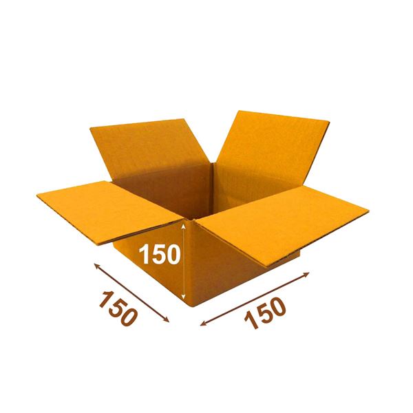 Krabica papierová klopová 3VVL 150 x 150 x 150 mm