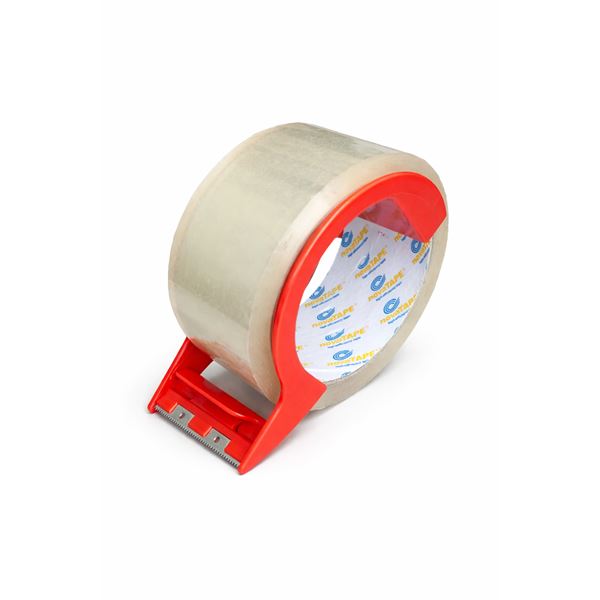 PP lepiaca páska novaTAPE 48 mm x 66 m + červený odvíjač