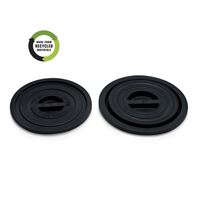 Veko k plastovej nádobe 75 l - čierny regranulát